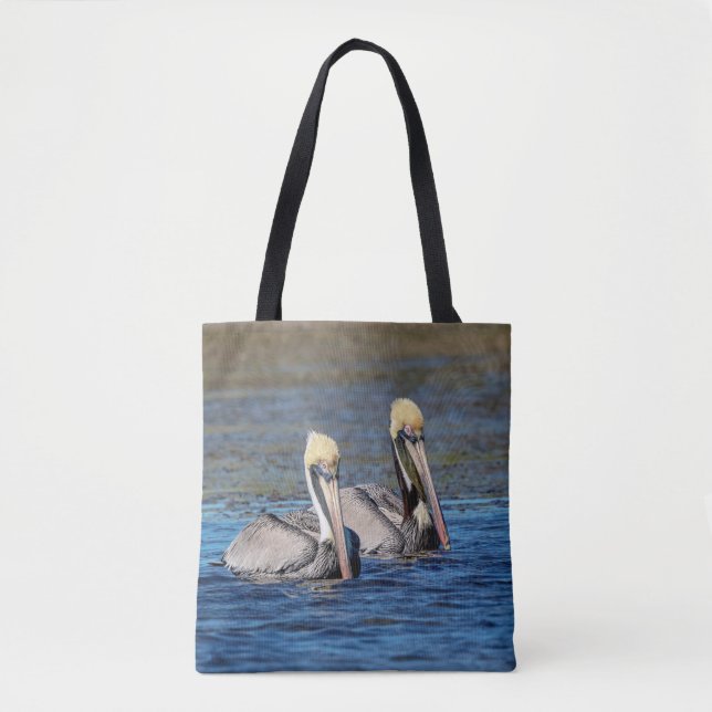 Pair of Pelicans Tygkasse (Framsida)