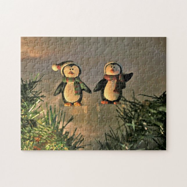 Pair Penguins Pussel (Horisontell)