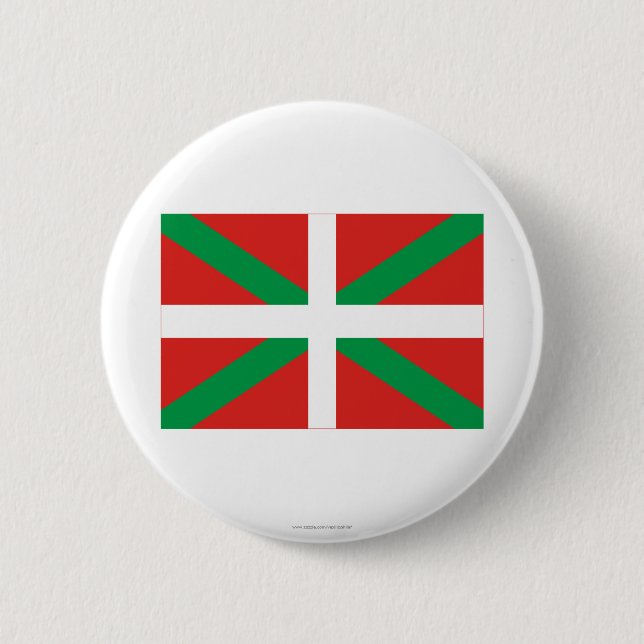 País Vasco (Euskadi) flagga Knapp (Framsida)