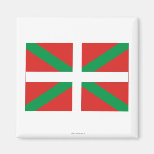País Vasco (Euskadi) flagga Magnet (Framsidan)