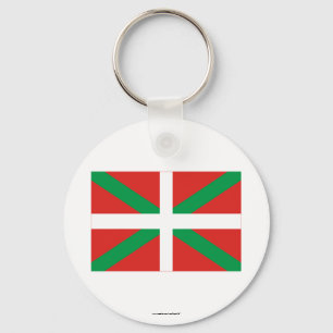 País Vasco (Euskadi) flagga Nyckelring