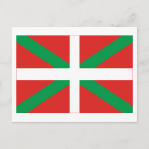 País Vasco (Euskadi) flagga Vykort