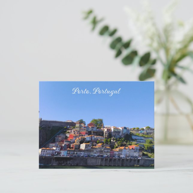 Paisagem tradicional da cidade do Porto Vykort (Stående Fram)