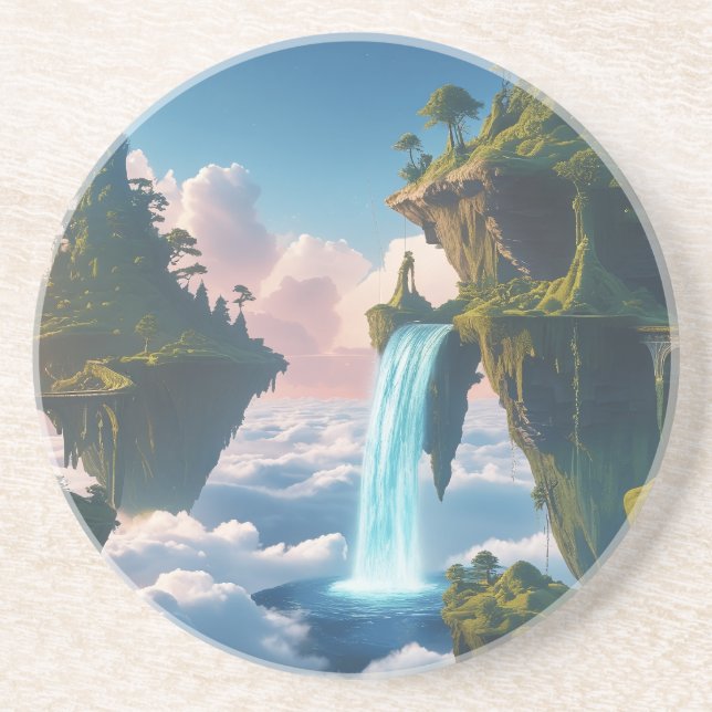 Paisaje de montañas flotantes underlägg (Framsidan)