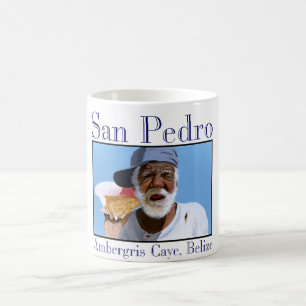 "Paisano på hans snäckatelefon ", Kaffemugg