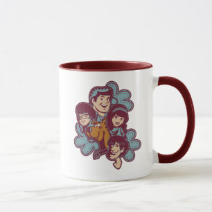 Paisely blomma Scooby-Doo och ligan Mugg