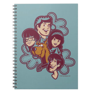 Paisely Flower Scooby-Doo och Gang Anteckningsbok