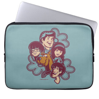 Paisely Flower Scooby-Doo och Gang Laptop Fodral