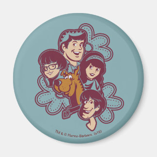 Paisely Flower Scooby-Doo och Gang Magnet