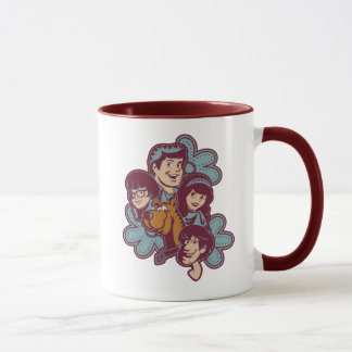 Paisely Flower Scooby-Doo och Gang Mugg