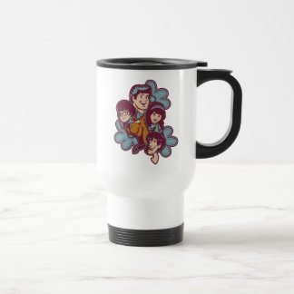 Paisely Flower Scooby-Doo och Gang Resemugg