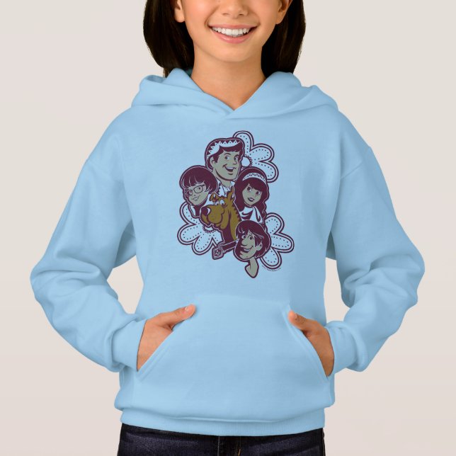 Paisely Flower Scooby-Doo och Gang T Shirt (Framsida)
