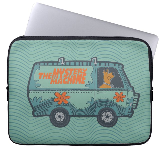 Paisely Scooby-Doo Driving Myasty Maskin Laptop Fodral (Framsidan)