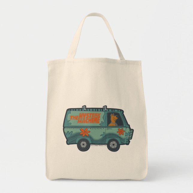 Paisely Scooby-Doo Driving Myasty Maskin Tygkasse (Framsidan)
