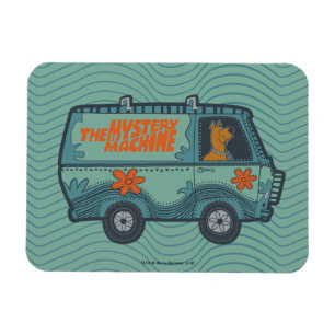 Paisely Scooby-Doo som kör gåtamaskinen Magnet