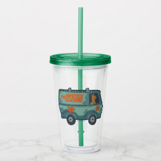 Paisely Scooby-Doo som kör gåtamaskinen Take Away Mugg