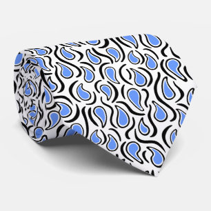 Paisley Abstrakt 230523 - Baby blue, B&W Slips