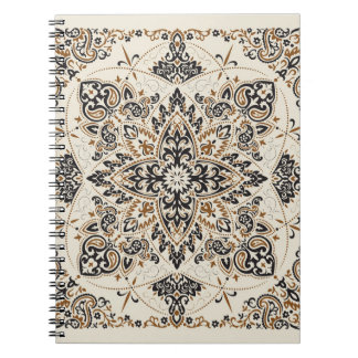 Paisley Bandana Print Silke Design Anteckningsbok