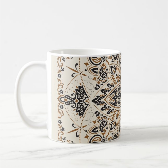 Paisley Bandana Print Silke Design Kaffemugg (Vänster)