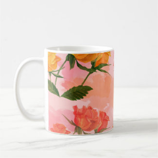 Paisley bandana print, silke scarf design. kaffemugg