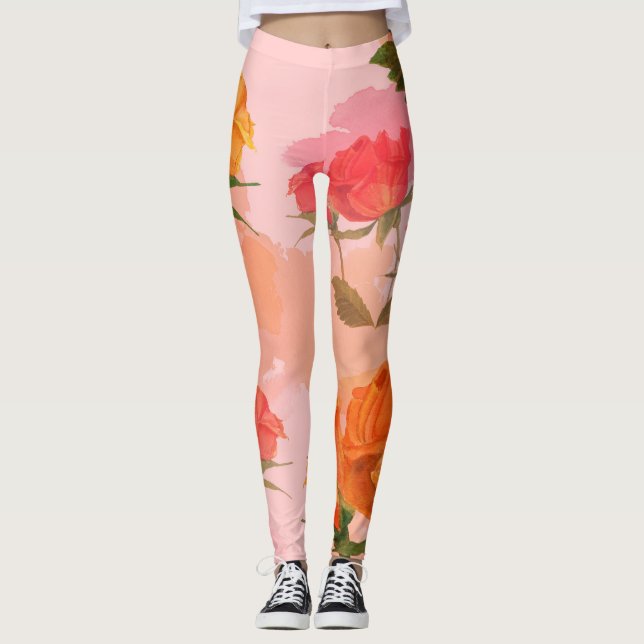 Paisley bandana print, silke scarf design. leggings (Framsida)