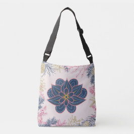 Paisley Beauty Konstnärlig Blommotiv Axelväska