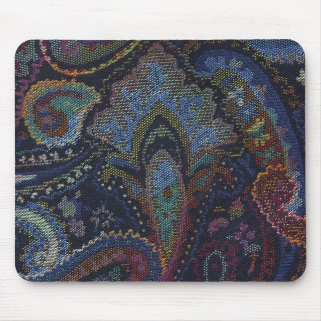 Paisley Blå Musmatta (Framsidan)