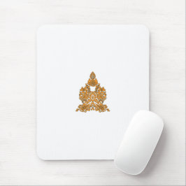 Paisley Blommigt Art ・ Orange Boho Decor Musmatta