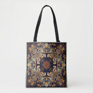 Paisley Blommigt: Batik Shawl Elegance. Tygkasse