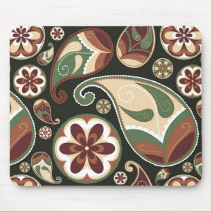 Paisley & Blommigt Mousepad Musmatta