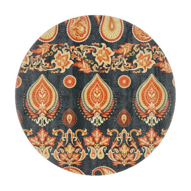 Paisley Blommigt: Oriental Ethnic Seamless (Framsidan)