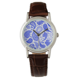 Paisley Blue Mode Watch av Julie Everhart Armbandsur