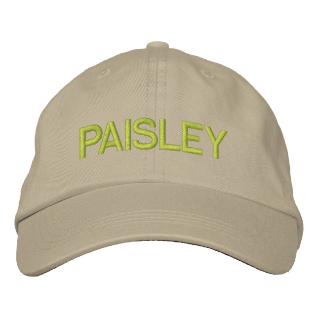 Paisley Cap Broderad Keps (Framsida)
