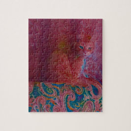 Paisley Cat Puzzle Pussel