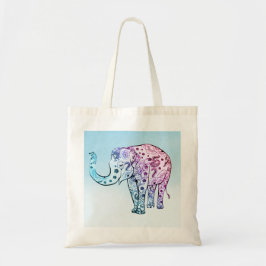 Paisley Colorful Elephant Tygkasse