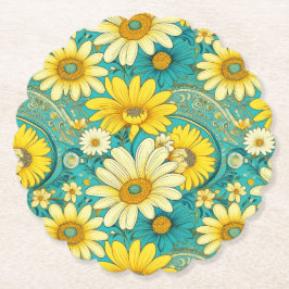 Paisley Daisy Underlägg Papper