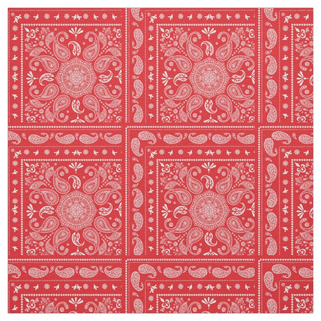 Paisley Design-1 Cotton Twill Fabric Tyg (Provkarta)