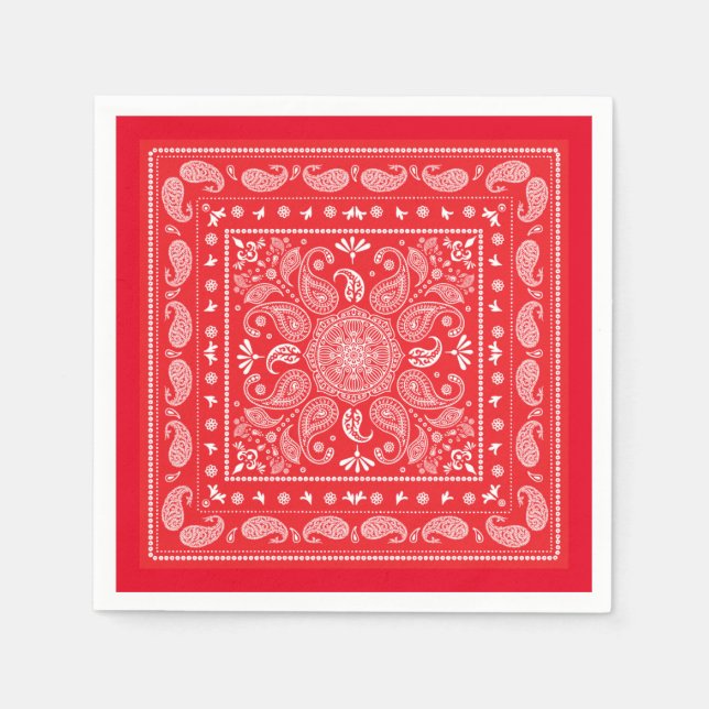 Paisley Design-1-Pappersservett Pappersservett (Framsidan)