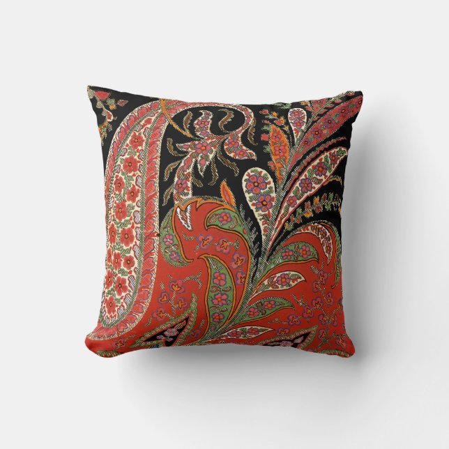 Paisley Design #5 på SusieJayne Kudde (Framsida)