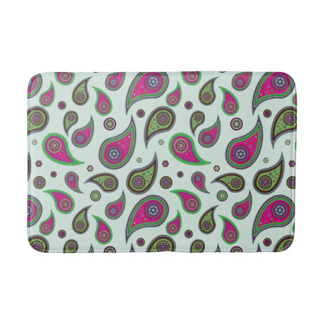 Paisley Design Bath Mat Badrumsmatta (Framsidan)