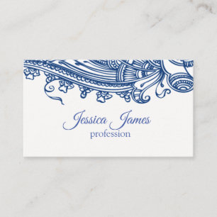 Paisley Design Visitkort