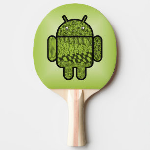 Paisley Doodle-tecken för Android™ Pingisracket