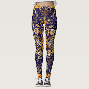 Paisley Elegance: Textildesign Mönster Leggings
