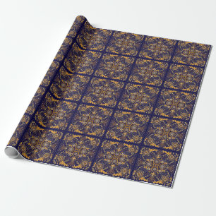 Paisley Elegance: Textildesign Mönster Presentpapper
