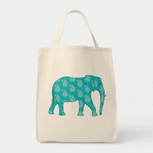 Paisley Elephant, Turcos och Aqua Tygkasse