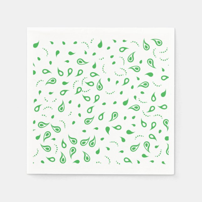 Paisley Flourish Napkin Pappersservett (Framsidan)