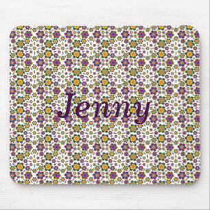 Paisley Flower Mönster Anpassade Mousepad Musmatta
