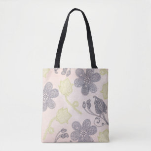 Paisley Flowers Tygkasse