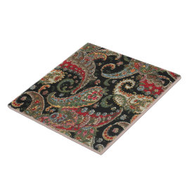 Paisley Fractal Kakelplatta