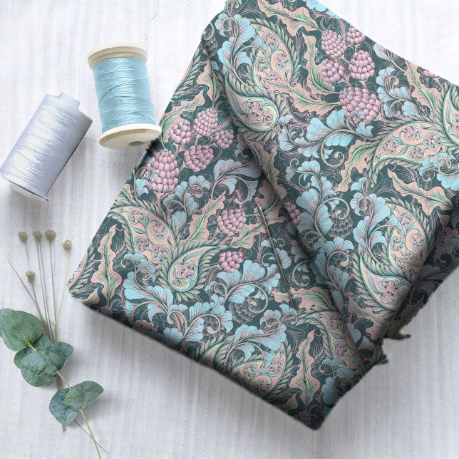 Paisley Garden Blommigt Blue ID750 Tyg (Skapare uppladdad)